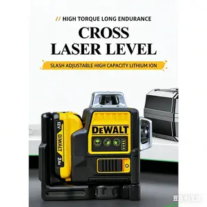 DEWALT DW089 360-Degree Cross Line Laser Level Complete Measuring Kit, Automatic Self-Leveling (Within 4°), IP54 Dustproof Shell, Built-In Magnetic Fixing Bracket, Power Tool for Tile Laying & Cabinet Mounting wholesale