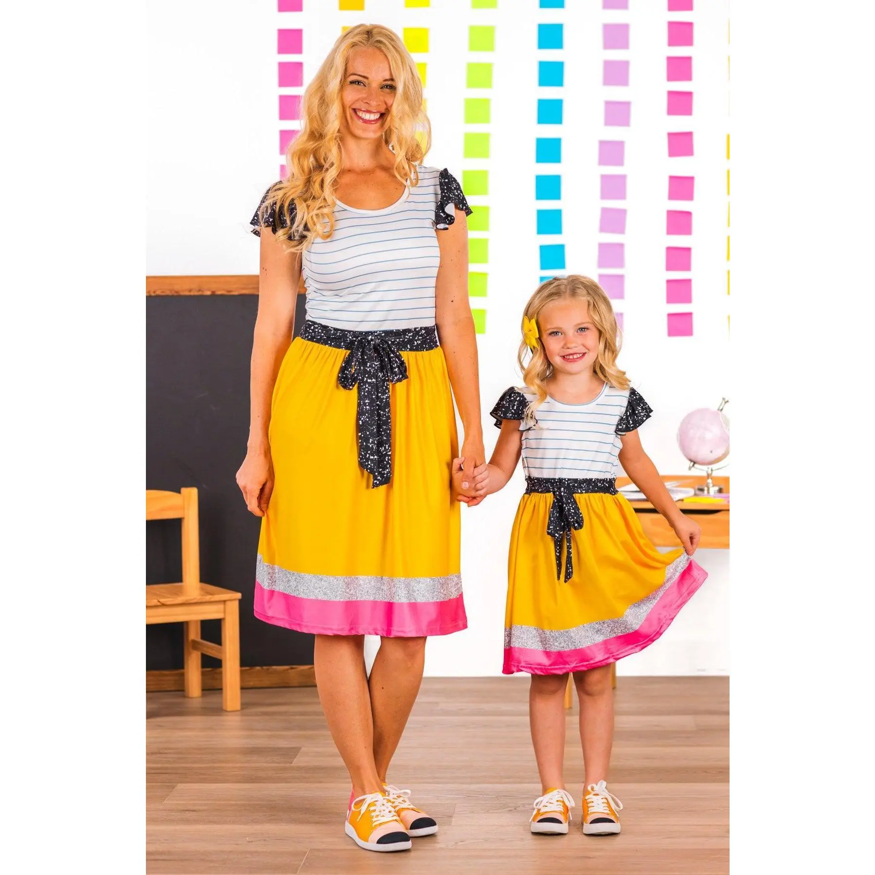 Mom & Me - Pencil & Notebook Dress