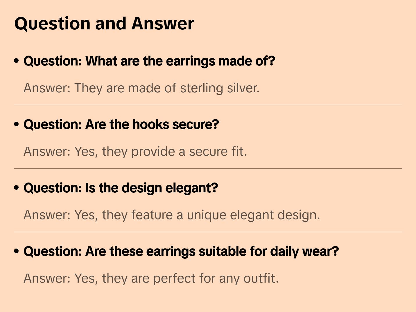 SK zoo dangle earrings