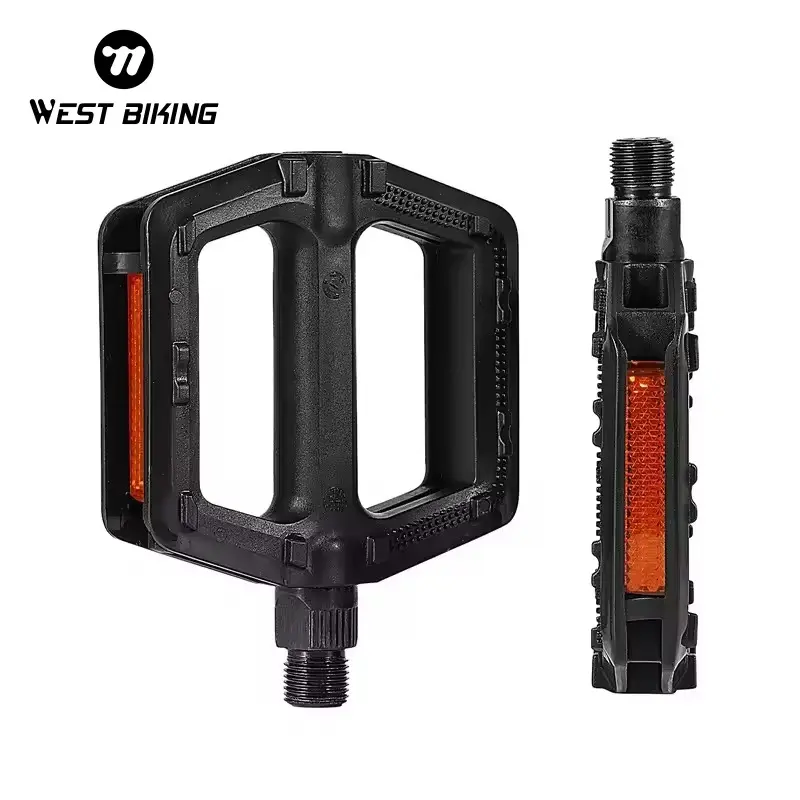 WEST BIKING High Quality Portable Double DU Pedals for MTB & Road Bike Alloy Material Cycling Mountain Bike Parts Bmx Parts Bike Accessory Bicycle Parts Bicycle Accessories