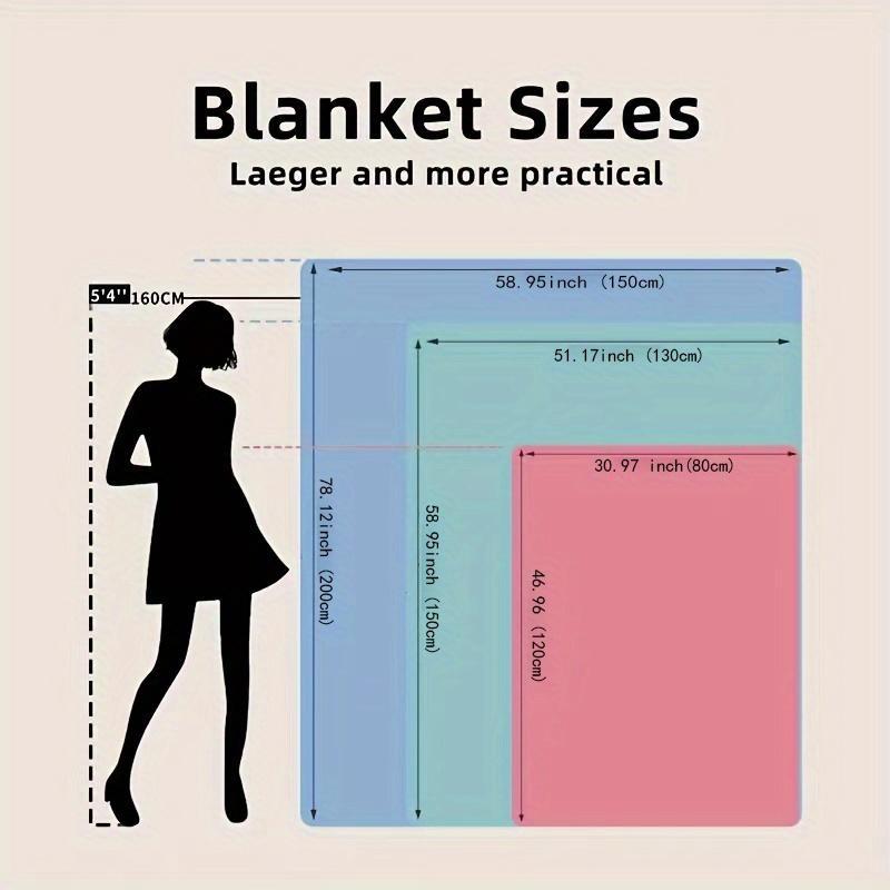 1pc Contemporary Reversible Flannel Fleece Throw Blanket - Cartoon Chicken Backside Guessing Game Print, Digital Print, All-Season Cozy Office Nap & Home Blanket, Gift for Family and Friends