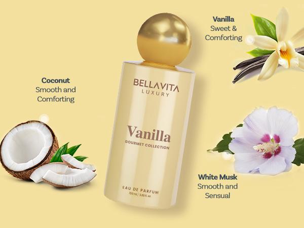 Just Desserts by BellaVita Luxury | 3x100 ml Perfume Set | Honey Oud, Vanilla & Mango | Luxury Unisex Perfume for Men & Women | Long Lasting Eau De Parfum with Patchouli, Vanilla, Bergamot, Fruity, Floral & Woody Notes | Vegan & Cruelty Free Fragrance