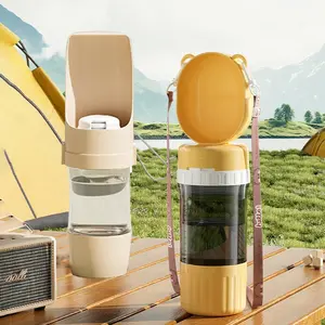 Dog travel water dispenser, pet water cup/bottle, outdoor portable drinking fountain for cats and dogs, pet supplies. 3 in 1