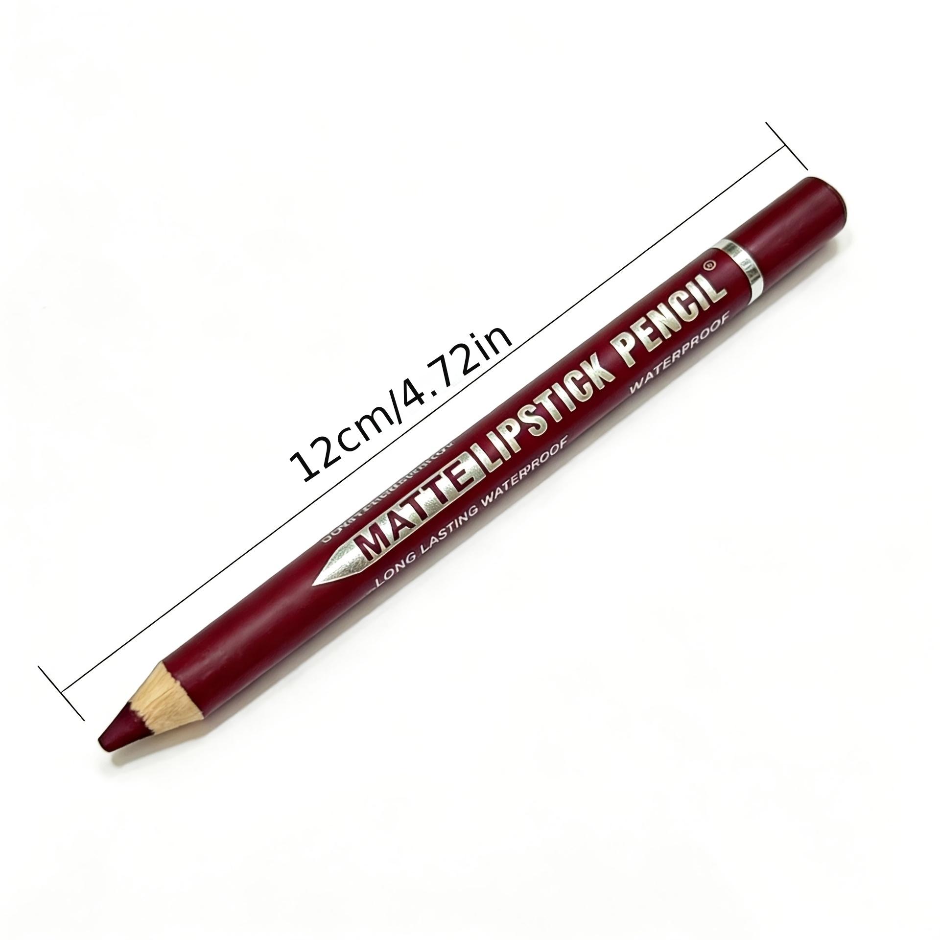 12Pcs Matte Lip Liner With Sharpener Set Waterproof Smudgeproof Precise Contour Lipstick Pens Long Lasting Smooth Makeup Versatile Daily Cosmetic Summeressentials