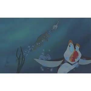 Art Cel Swan and Puffin (Sequence 21-35)