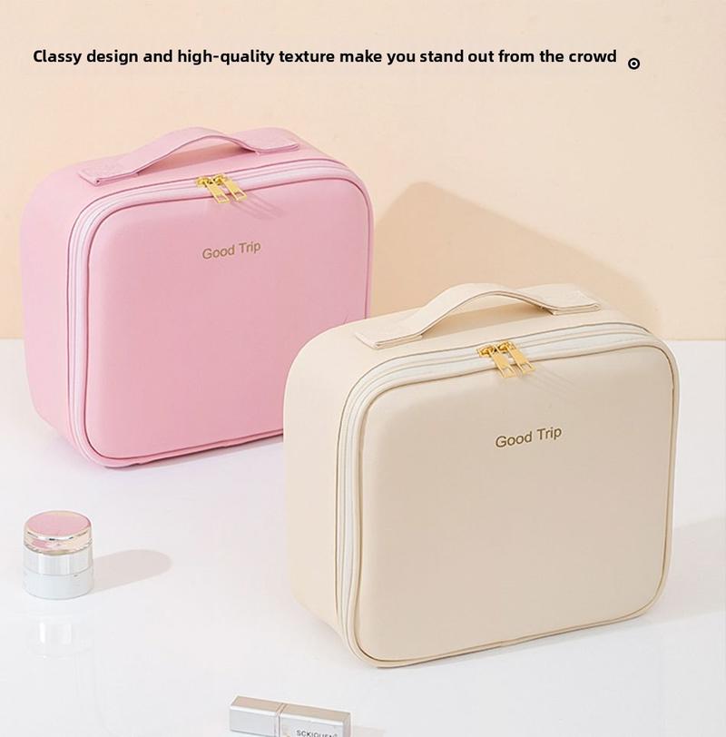 2025 Trending LED Makeup Bag with Mirror Large Capacity Portable Stylish Travel Case for Cosmetics