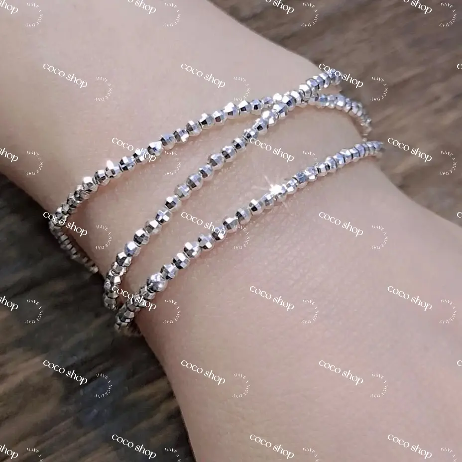 SIlver 4 MM Disco Spacer