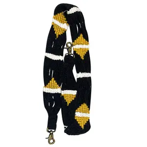 American Darling Hand Braided Wool Strand Crossbody Handle Strap for Bags Phone Wallet Purse Clutch Cellphone Holder