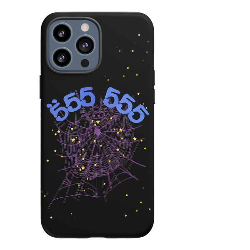 Marquiter Store Sp5der Punk Style Phone Case - Punk Street Style Hip Hop Phone Cases Phone Cover Hard Case Tough 2-piece Phone Case # Marquiter