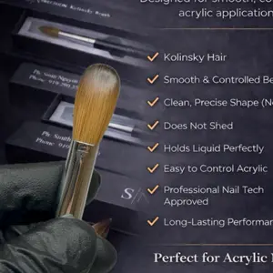 Premium Kolinsky brush #18