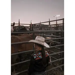 Southwest Black Satin Rodeo Shirt