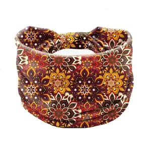 1 Piece New Bohemian Headband Personalized Elastic Sweat-Absorbing Breathable Women's Wide Headband