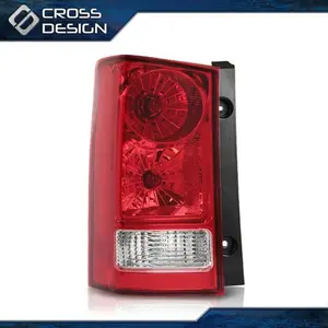 CROSSDESIGN Red Tail Light Brake Lamp Driver Left Side Replacement Fits 2009-15 Honda Pilot