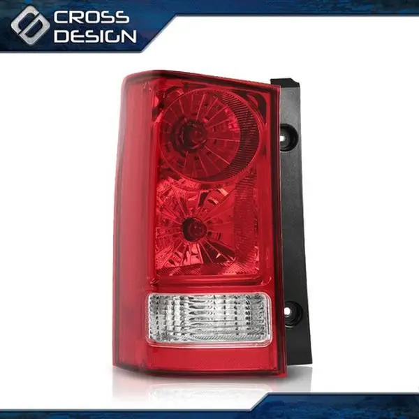 CROSSDESIGN Left Driver Side Rear Taillight Brake Signal Lamp Replacement - Durable LED Brake Light Lighting Assemblies & Components, Plug-In Pre-Wired Car Lighting Accessory, Vehicle-Specific Fit for 2009-2015 Honda Pilot EX, Lights for Car