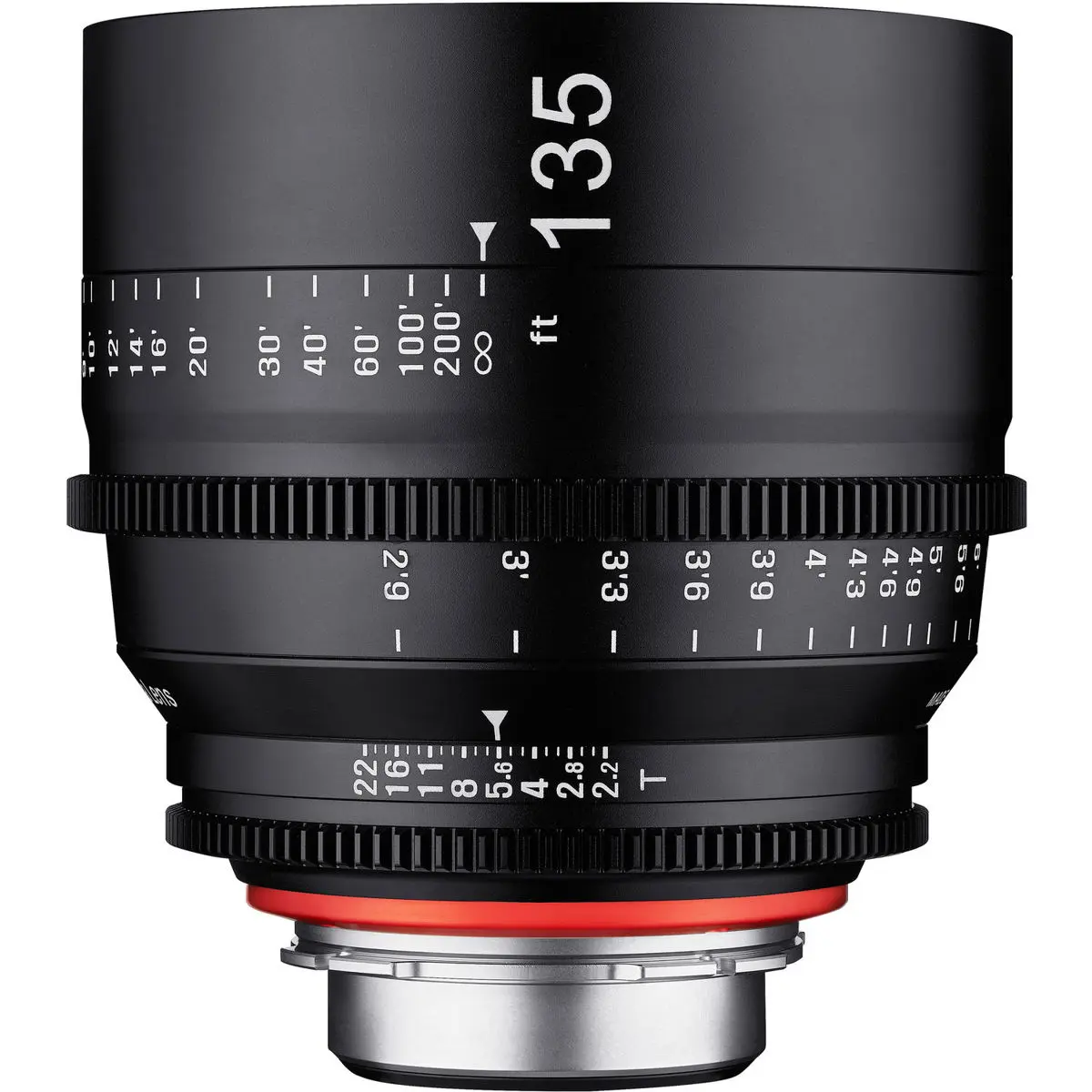 Rokinon XEEN 135mm T2.2 Pro Metal Cinema Camera Lens, Durable Construction, Compatible with Canon EF Mount