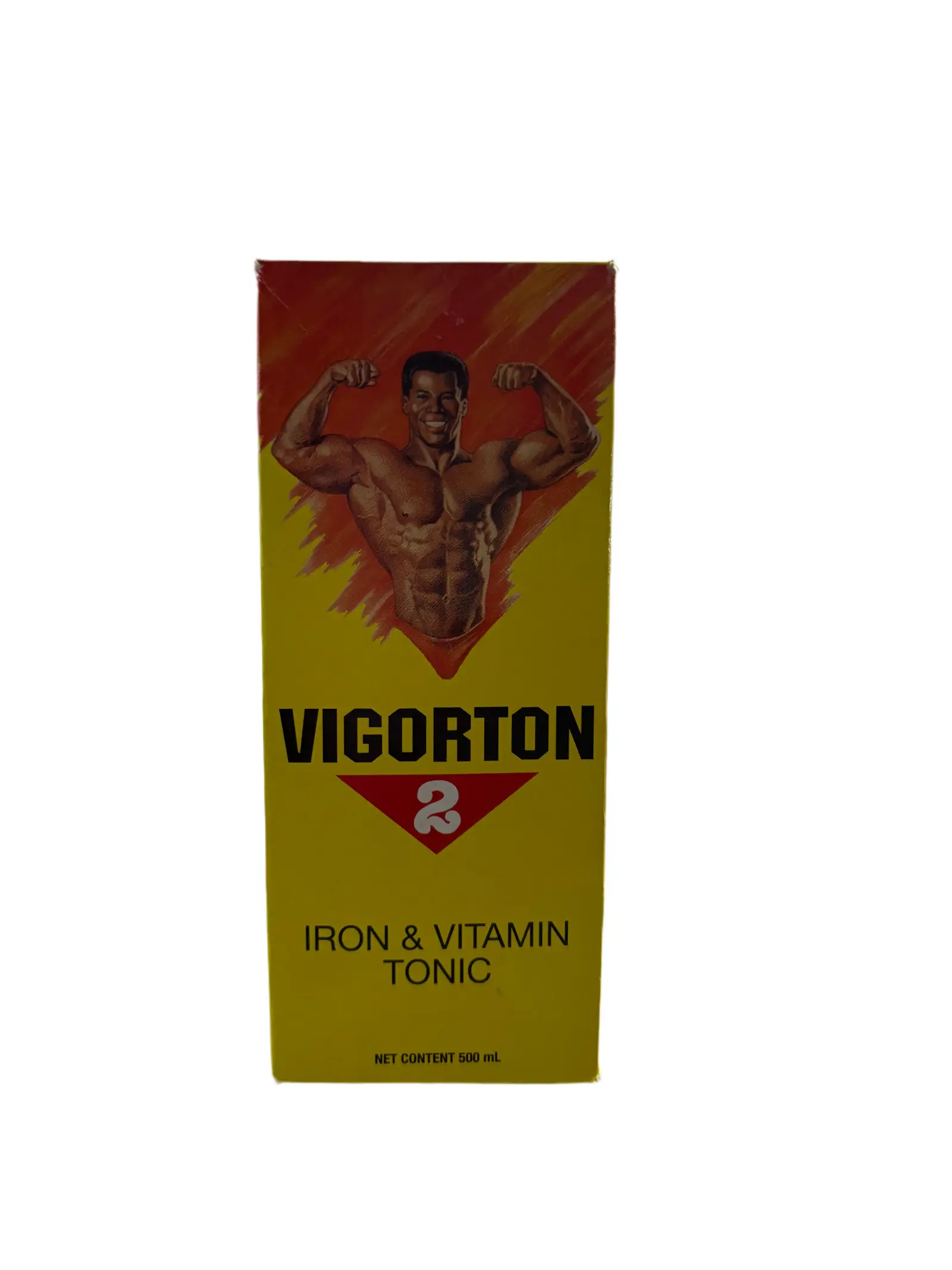 Vigorton 2 Pill Dispenser for Adults, Health & Medical Supplies with Dual Iron Types, 4 Vitamins, Prop 65 Safe Design, Builds Strength, Four Vitamins