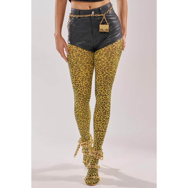 CHEETAH GURL TIGHTS