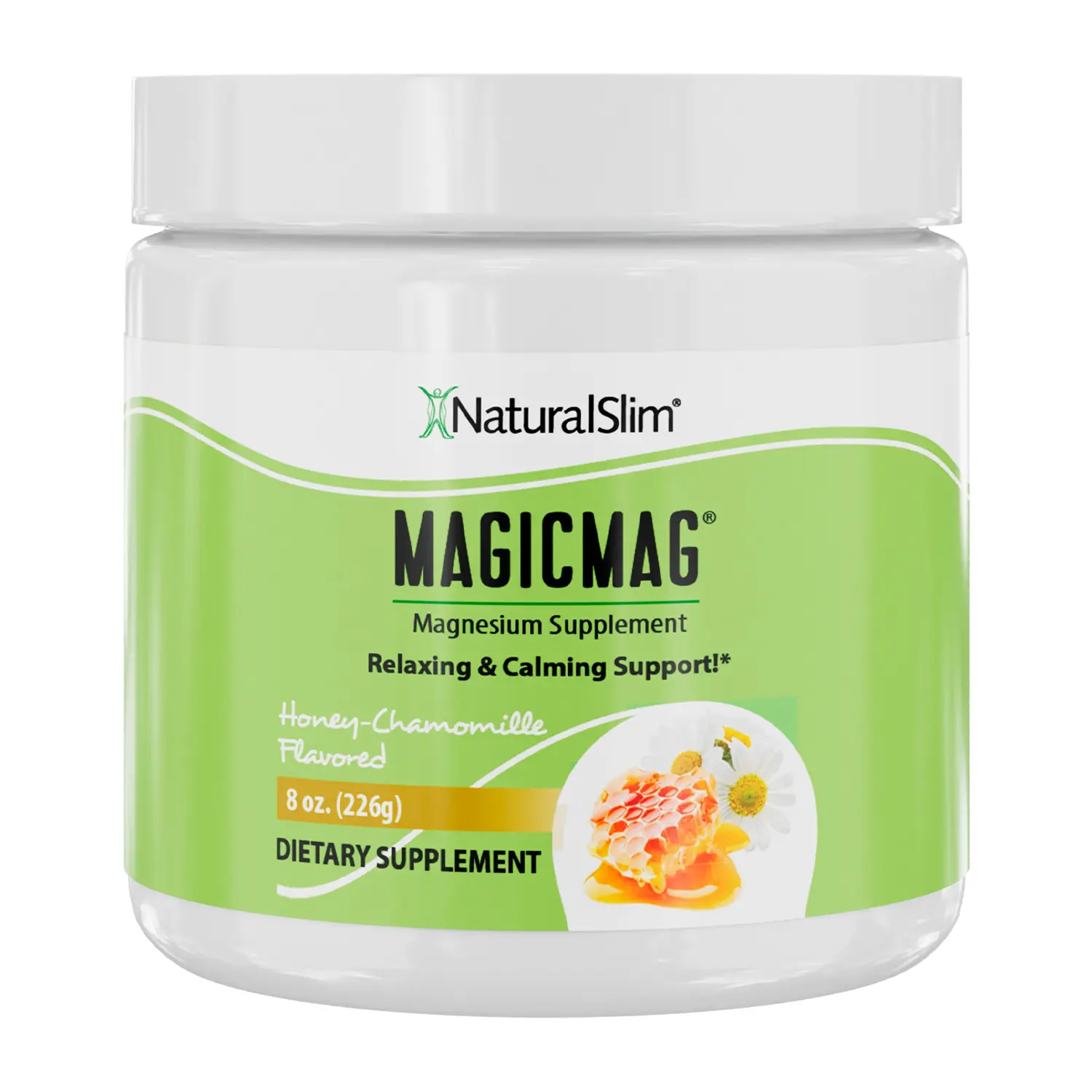 MagicMag   Honey-Chamomile | Magnesium Supplement | Relaxing and Calming Support Healthcare Dietary Calcium Muscle natural antioxidant