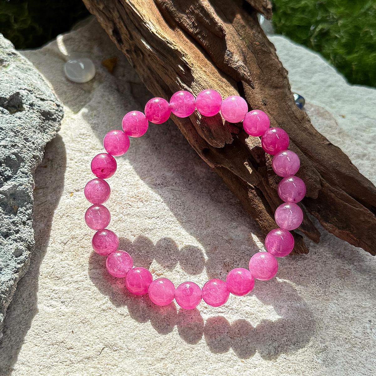 Wishing Stone Bracelet 8Mm Natural Stone Attracts Good Luck And Wealth Is The Best Choice For Gifts