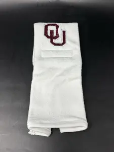 Oklahoma Sooners White Football College Game Towel Football Cotton New