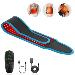Red light therapy belt suitable for both pets and humans, equipped with 150 upgraded 3-in-1 LED beads, featuring 660 nm and 850 nm red light therapy, suitable for joints such as the body, waist, back, knees, shoulders, and legs