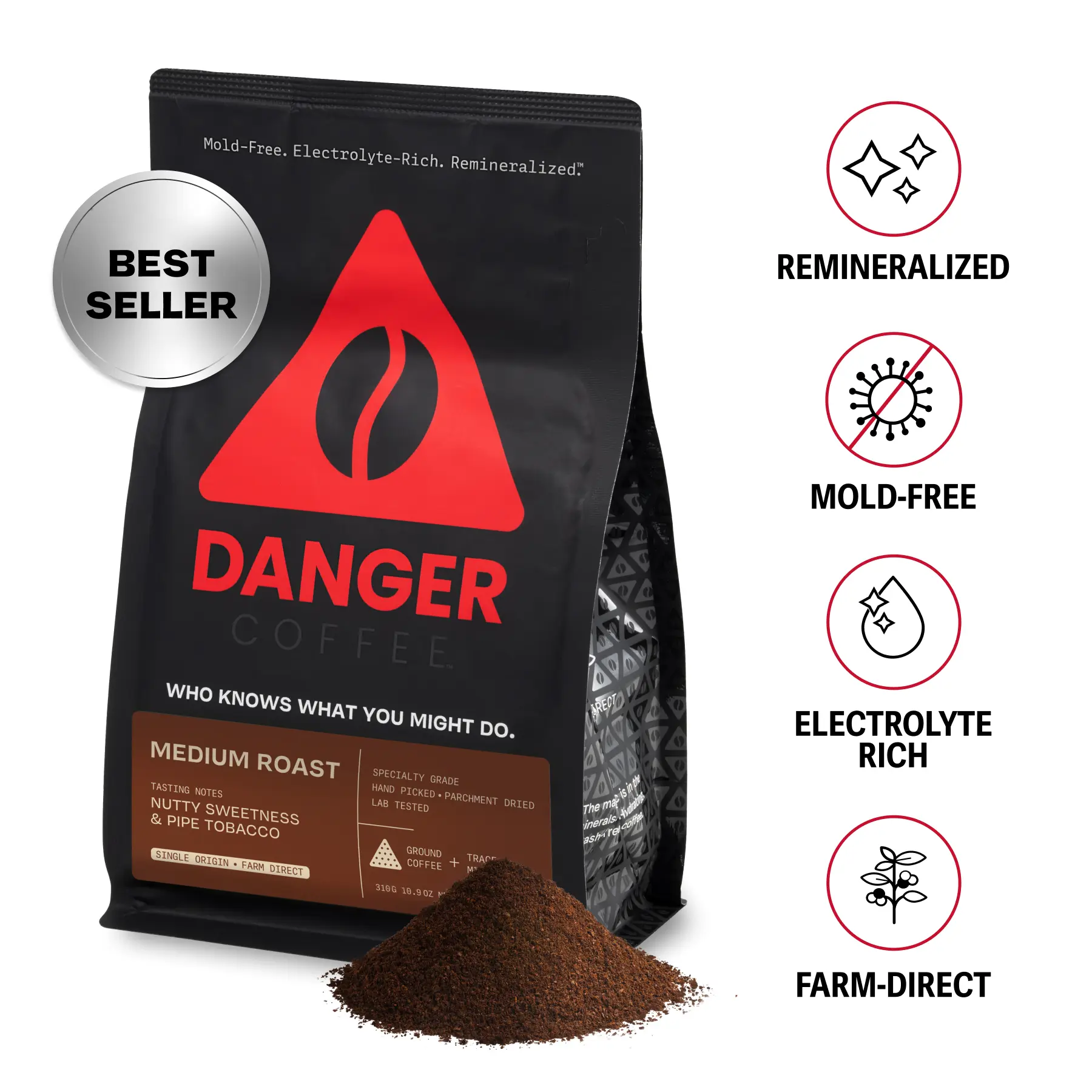 Twin Pack - 2x Medium Roast Whole Bean + Free Scoop with Clip
