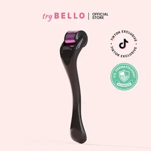 TryBello Derma Roller – 540 Titanium Microneedles (0.25mm) for Hair Growth & Scalp Stimulation – Enhances Product Absorption