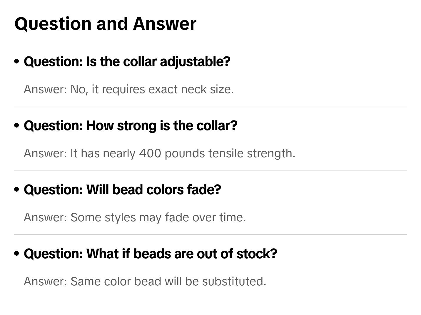 Under The Sea Beaded Dog Collar | Durable Puppy Necklace | Dog Pearls | Pearl Pet Collar | Custom Pet Jewelry