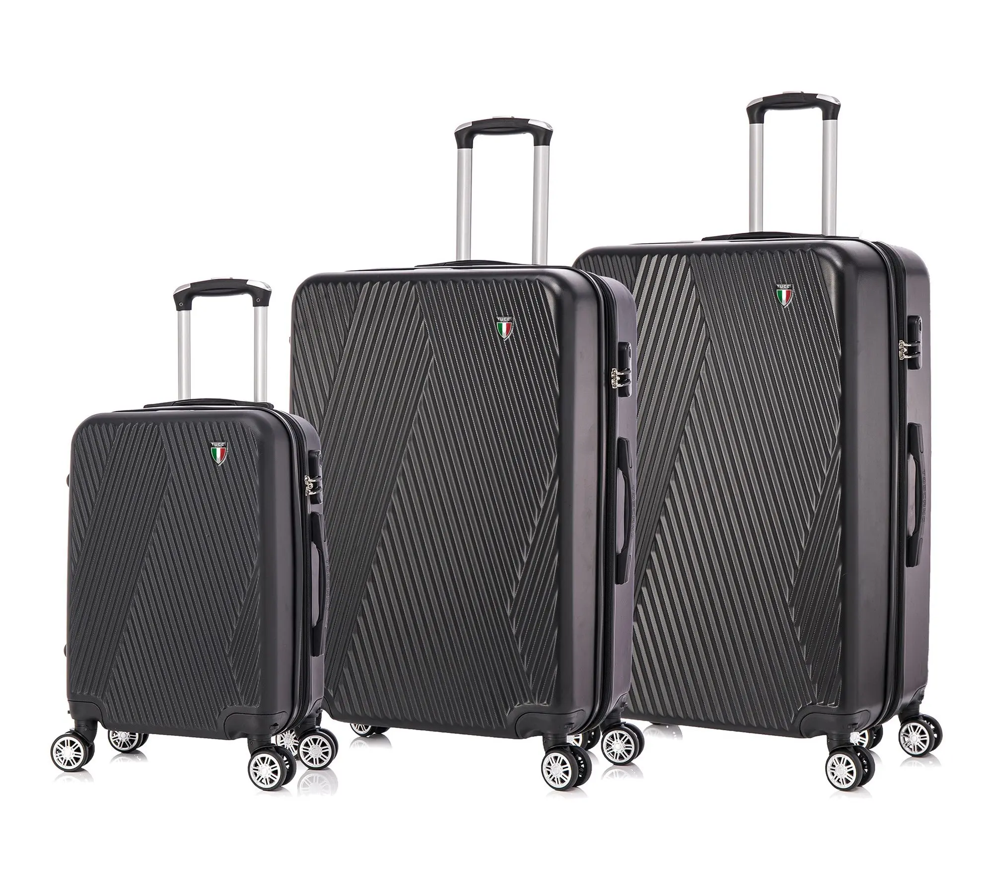 TUCCI Italy COLPI 3PC Hardside Luggage Set (20", 24", 28")