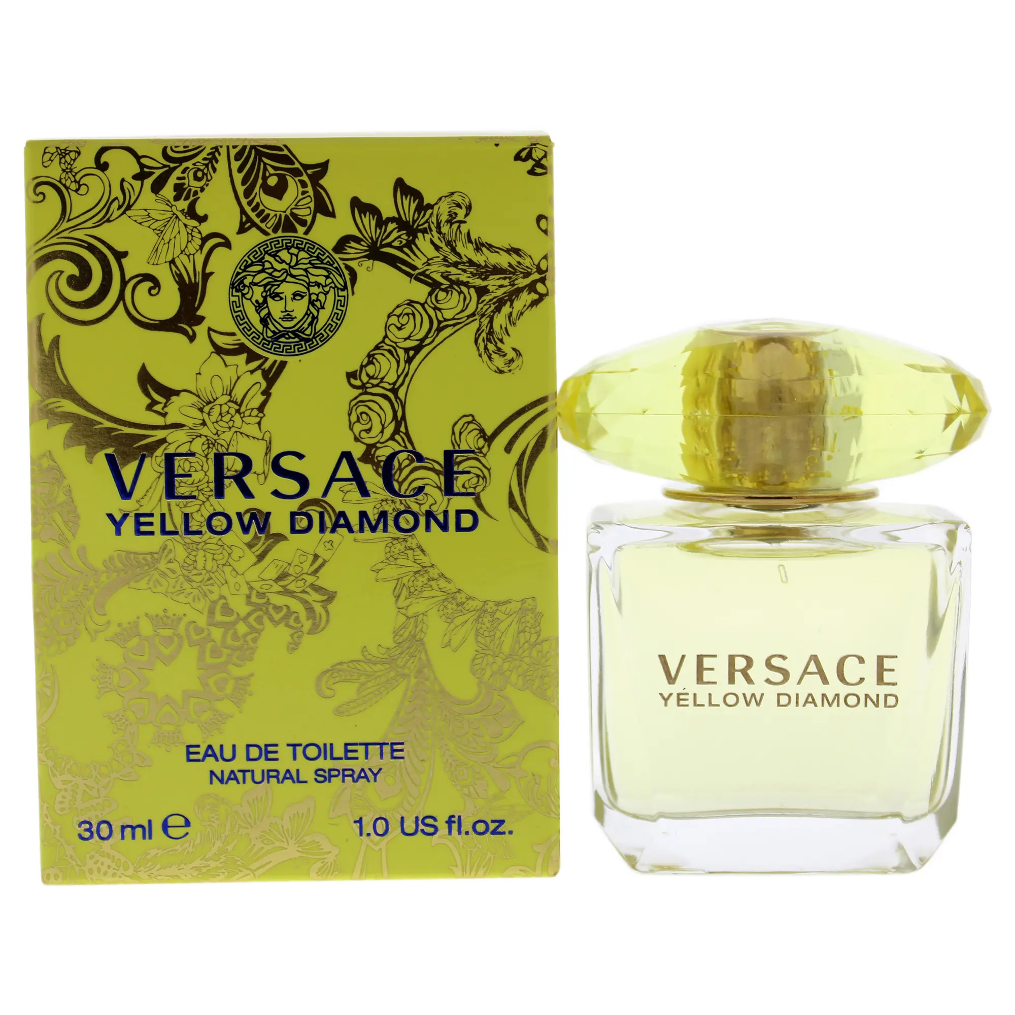 Versace Yellow Diamond Women's EDT Fragrance, 1 oz (30 ml bottle) Natural Spray, Designed Exclusively for Women Use