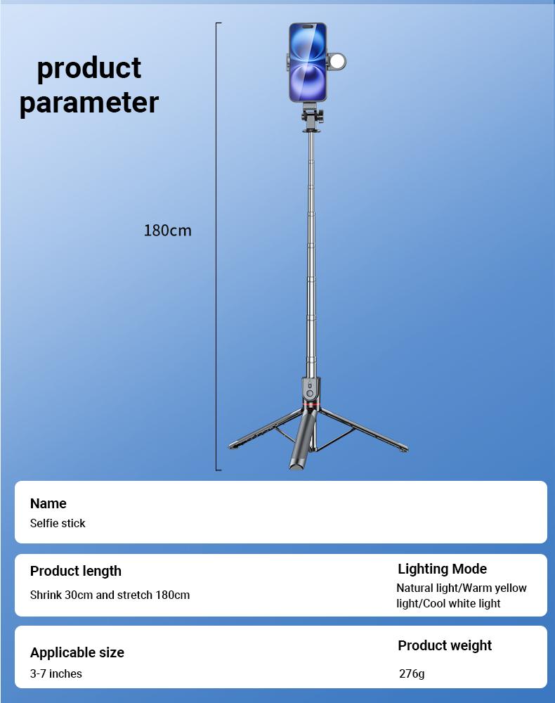 INFOJIFA 2026 New Multi-Function Selfie Stick, 1.8m Extendable Selfie Stick With Wireless Bluetooth Remote, 360° Rotation Design, Ideal For Vlogging, Compatible With IPhone 17/16/15/14 and Android Phones. INFOJIFA 2026 New Multi-Function Selfie Stick, 1.8m Extendable Selfie Stick With Wireless Bluetooth Remote, 360° Rotation Design, Ideal For Vlogging, Compatible With IPhone 17/16/15/14 and Android Phones.