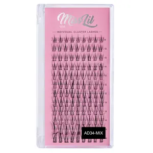 DIY Cluster eyelash extensions AD-34 Small MIX Tray