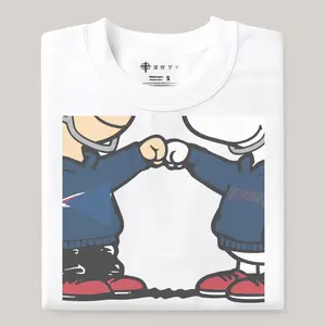 New England Football Chibi Shirt, Cartoon Patriotss merch Fooball Tee, Gift for fan