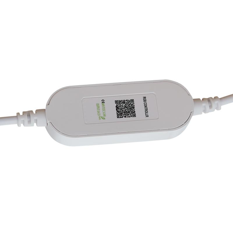 58 Inch Modern TV Stand with Electric Fireplace, LED Light Glass Shelves Entertainment Center, USB Outlets & Storage for TVs up to 65", Living Room TV Console in White