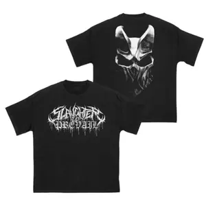 Slaughter To Prevail Tour 2026 T-Shirt – Double Sided Deathcore Band Graphic Tee with Skull Mask Design for Metal Fans, Men Women Shirts.