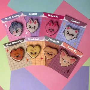 SKz Phone Grip, Cute Character Kindle Accessories Grip, Gift For Fans, Special Griptok pop socket sticky magnetic mount