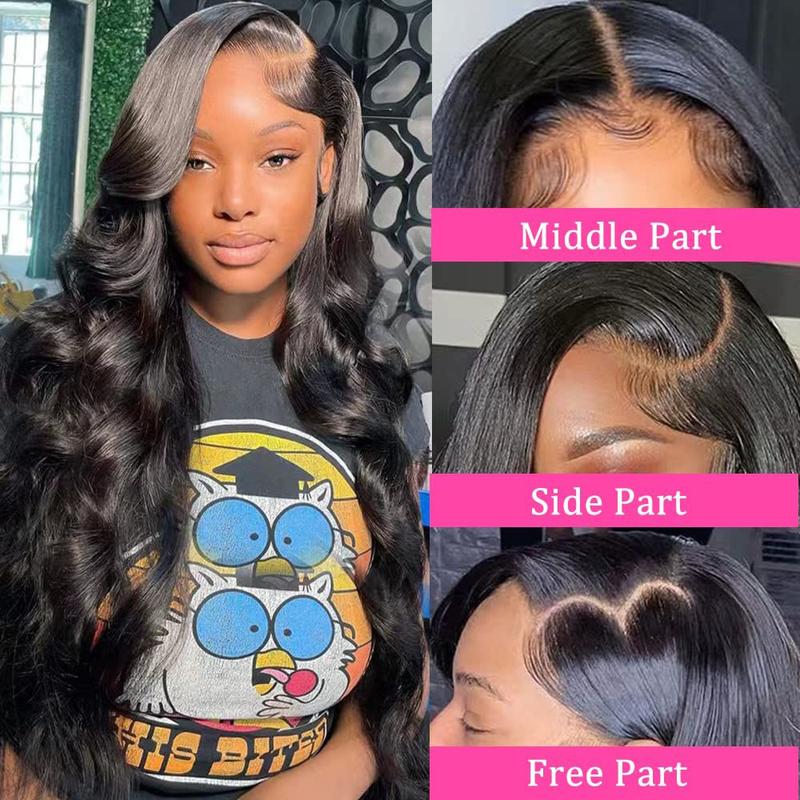 Bling Hair HD Transparent 30 32 Inch 13x4 13x6 Body Wave Lace Front Wig Pre Plucked 360 Lace Frontal Wig Human Hair For Black Women