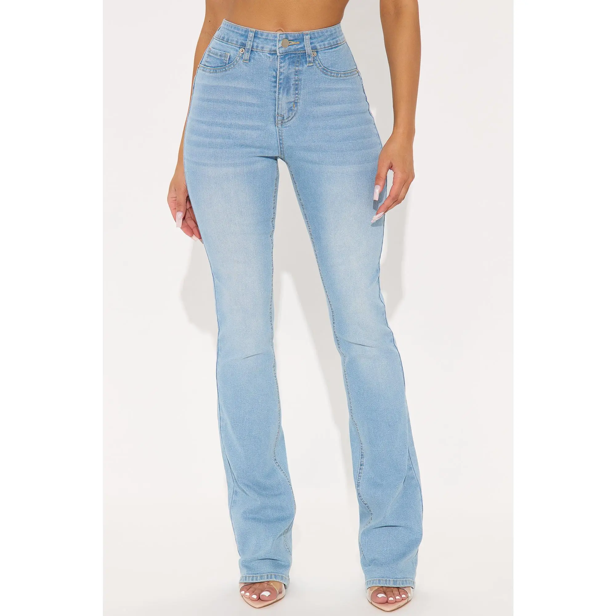 Tall Mesa Booty Lifting Stretch Bootcut Jeans - Light Wash
