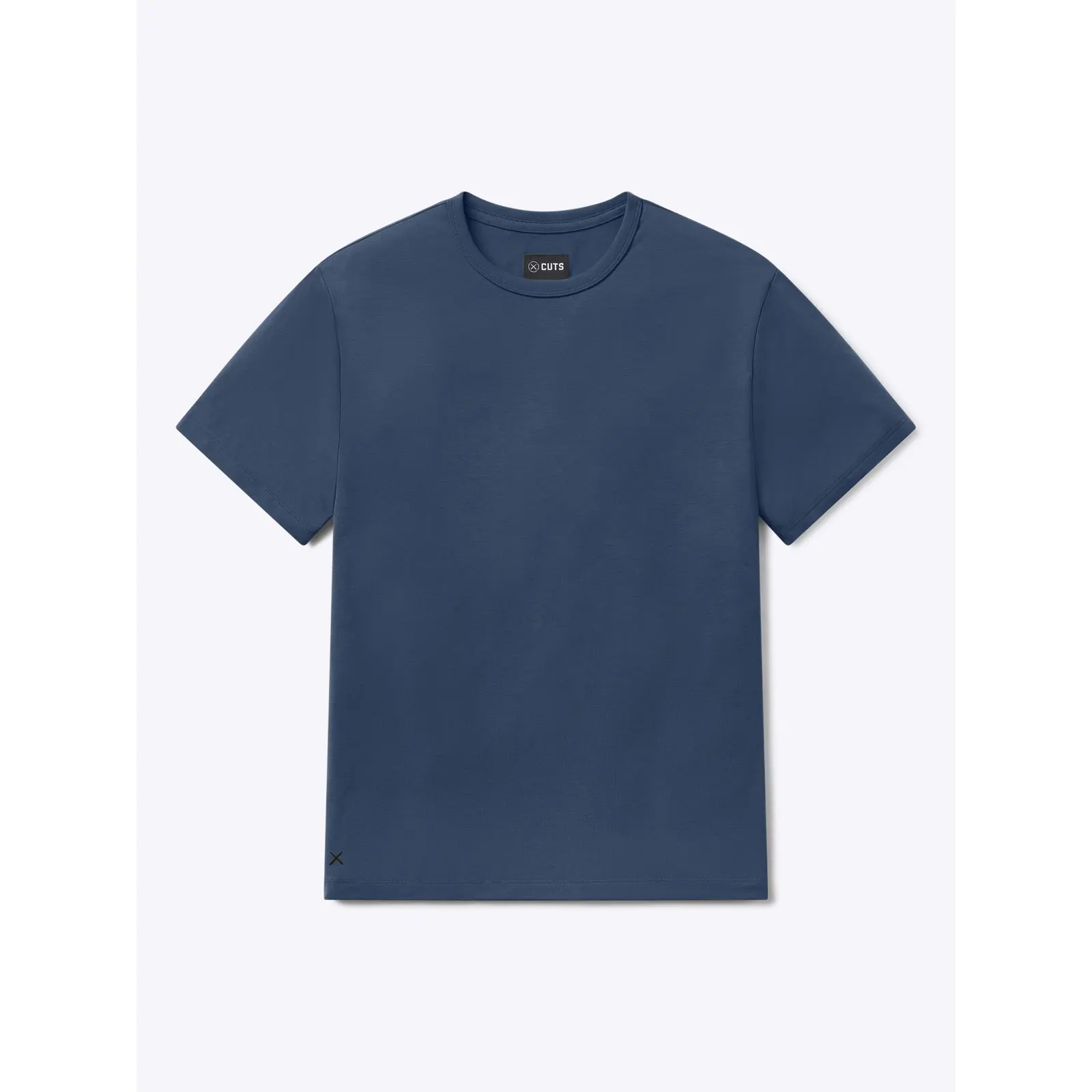 Cuts | Men's AO Forever Classic Fit Crew Neck T-Shirt | Anti-Odor Polyester Cotton Blend Short Sleeve | Wrinkle Resistant Stretch