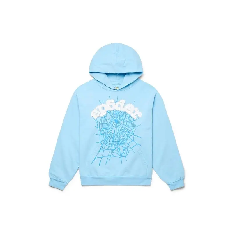 Sp5der Men's Web Hoodie Sky Blue, from StockX