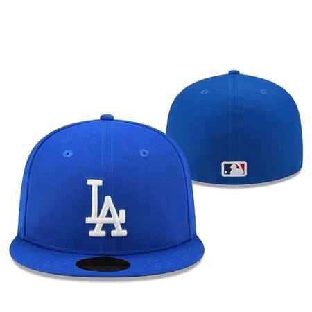Los Angeles Dodgers New Era 59FIFTY Red Fitted Cap – Flat Brim Baseball Hat, White Embroidered LA Logo, Classic MLB Style