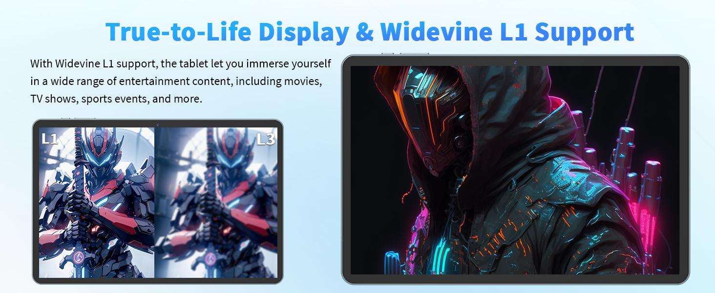 【TikTokShopSpringGlowUp】Relndoo Android 15 10.1 inch Tablet, 2.4G/5G WiFi, New Set with keyboard, Case, Mouse