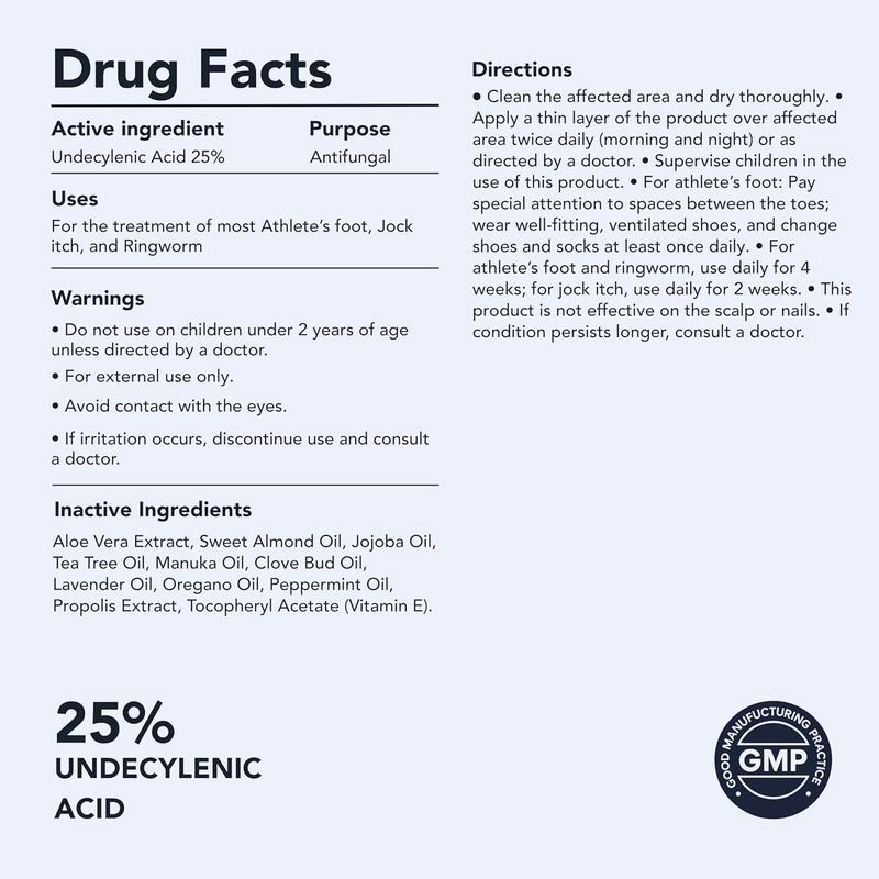 Lunavia Antifungal Pen UNDECYLENIC ACID 25% for Athlete's Foot Jock Itch & Ringworm Treatment 3ML