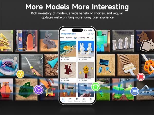 3D Printer Tina2Plus, 250mm/s Auto Leveling FDM Mini 3D Printer with Spring Steel Platform, Fully Assembled 3D Printer for Kids and Beginners with WiFi 3D Home Printer