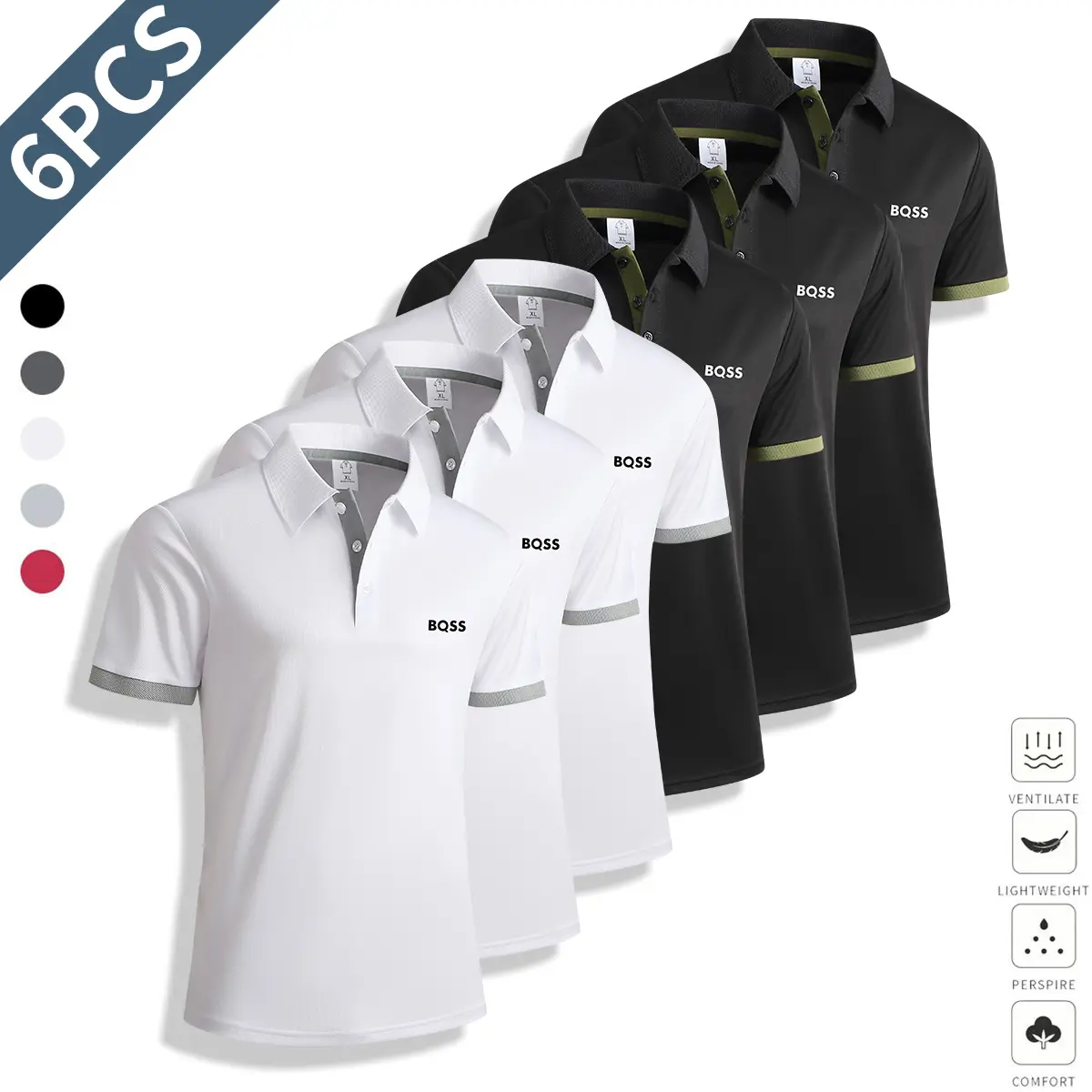 White + White + White + Black + Black + Black