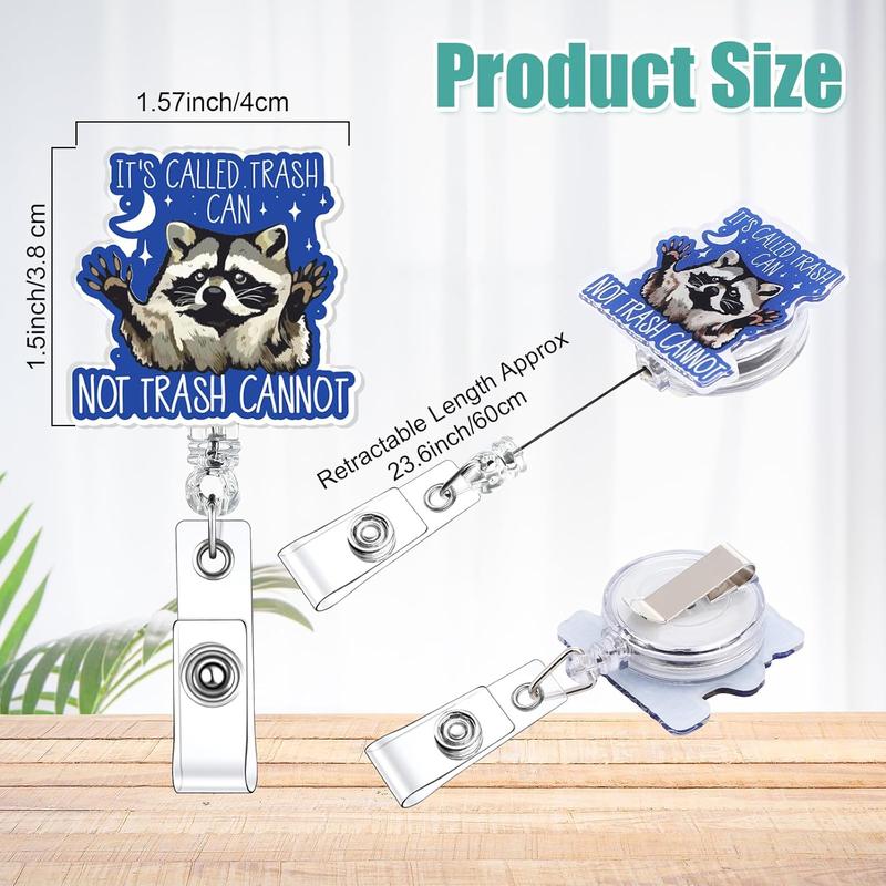 36/24/12/10 Pcs Funny Badge Reels for Nurses Cute Acrylic ID Badge Holder with Retractable Name ID Clip Bulk Badge Reel Accessories for Doctors Teachers Nursing Students Coworkers Medical Assistants New Grad Nurse Onboarding Gifts, Clinical Essentials