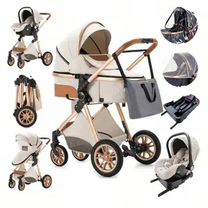 Baby  3-in-1  System,Adjustable   Seat Combo Set, One Click Folding.Seat Carrier  BaseThis Is the Only  I Use for  Now  Lightweight + Easy Fold + Newborn Safe radio  flyer evenflo  car  seat mom  push bugaboo  st straw stroller travel and car seat Wagon