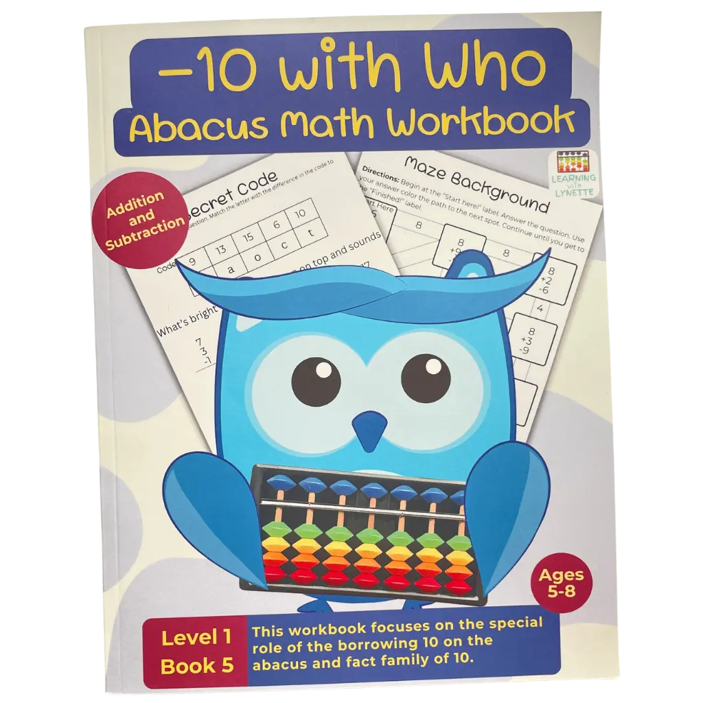 Minus 10 Abacus Math Workbook