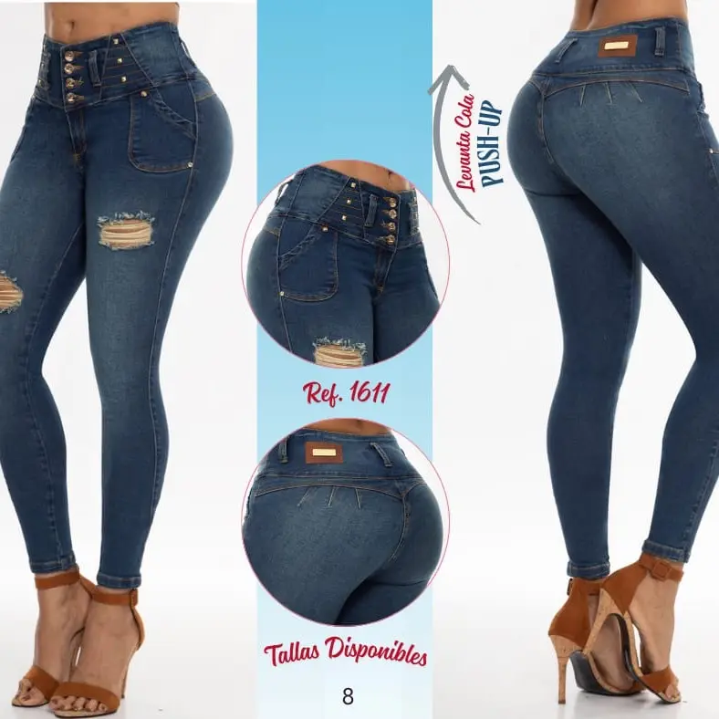 Jeans colombiano levanta colas