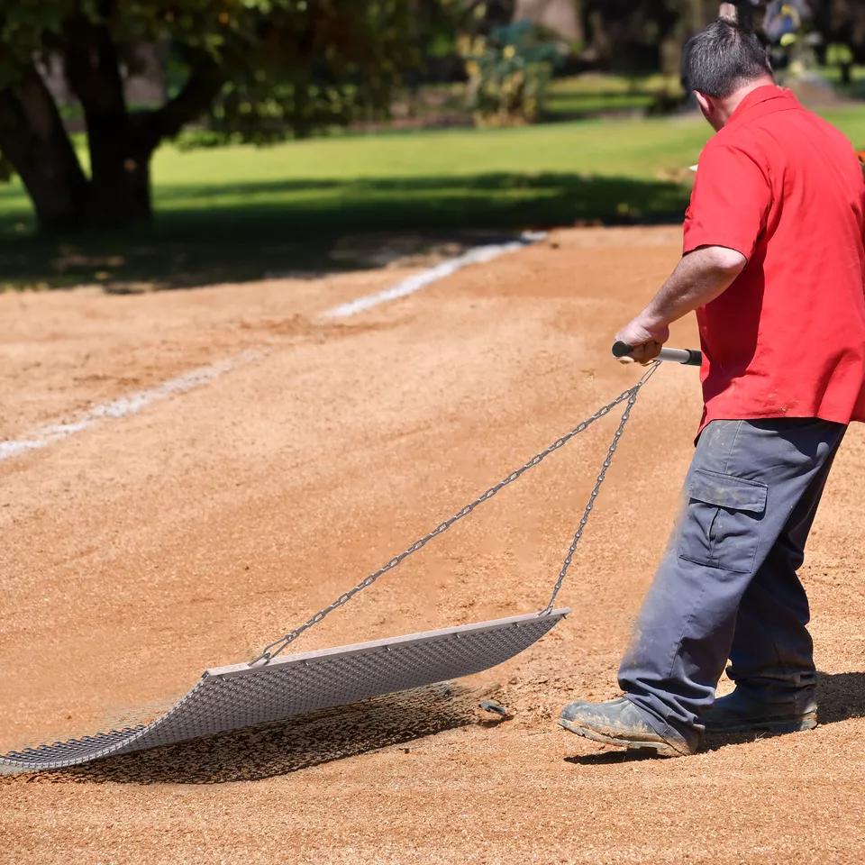 YITAMOTOR 6' x 3' Drag Mat Heavy Duty Zinc & Steel Mesh for ATV UTV Field Surface Leveling Solution Durable Outdoor Vehicle Floor Mat